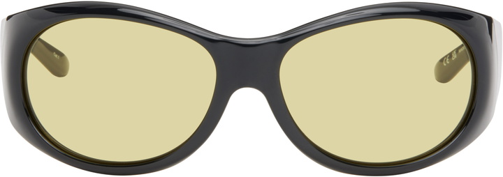 Photo: Courrèges Black Hybrid 01 Sunglasses