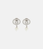 Gucci Interlocking G embellished drop earrings