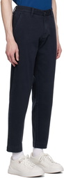 Hugo Navy Tapered-Fit Trousers