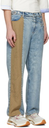 Feng Chen Wang Blue Phoenix Jeans