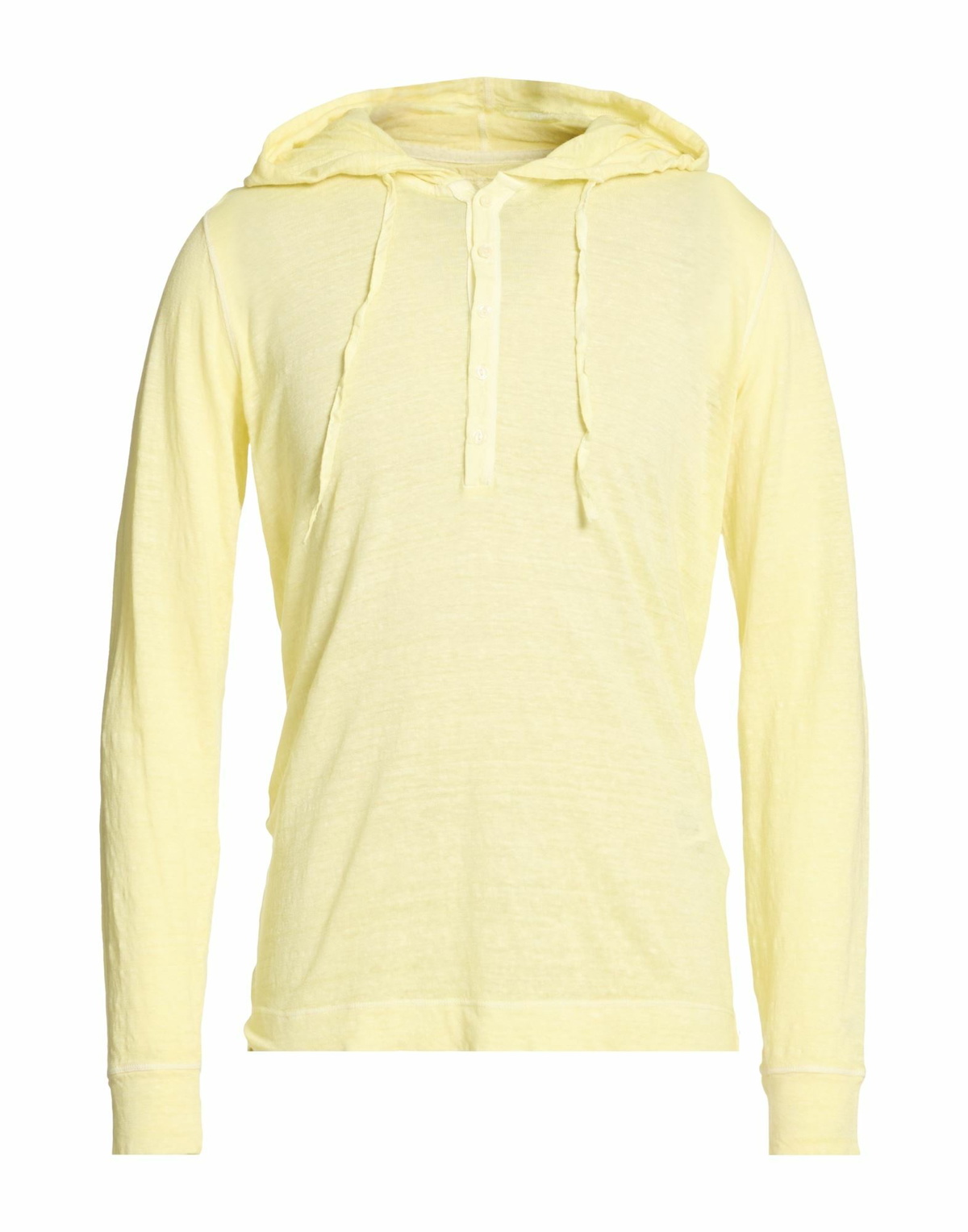 120% Lino Mens T-shirt Pastel in Yellow