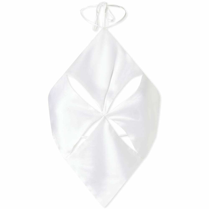 Photo: Mother of All Women's Carmen Cut Out Crop Top in White