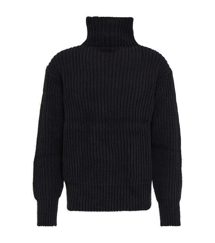 Photo: Amiri Wool and cashmere chenille turtleneck sweater