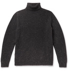 Massimo Alba - Derry Mélange Wool, Yak and Cashmere-Blend Rollneck Sweater - Black