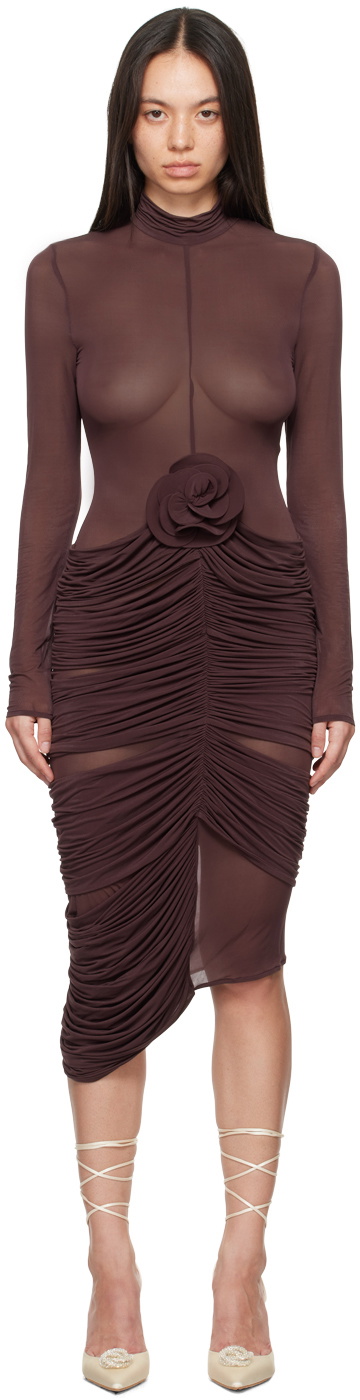 sheer burgundy dress Burgundy Velvet Long Prom Dress, Mermaid Short Sleeve Evening Party Dress US 4 / Burgundy