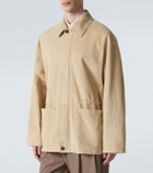 The Row Vilmo suede jacket
