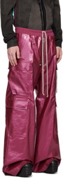 Rick Owens Pink Cargobelas Cargo Pants