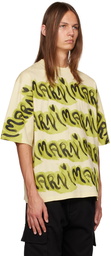 Marni Yellow Printed T-Shirt