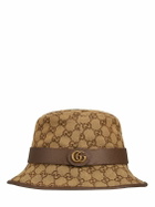 GUCCI - Gg Cotton Blend Canvas Bucket Hat