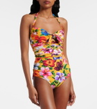 Dolce&Gabbana Floral cutout swimsuit