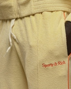 Sporty & Rich New Serif Track Pant Yellow - Mens - Sweatpants|Track Pants