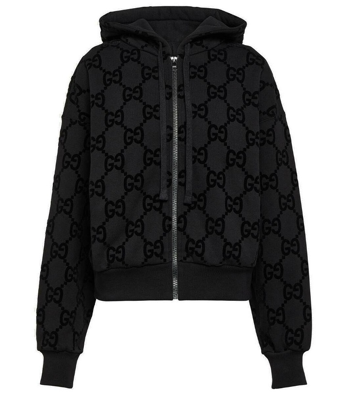 Photo: Gucci GG cotton fleece hoodie