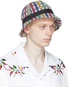 Marine Serre White Kitchen Towels Bell Bucket Hat