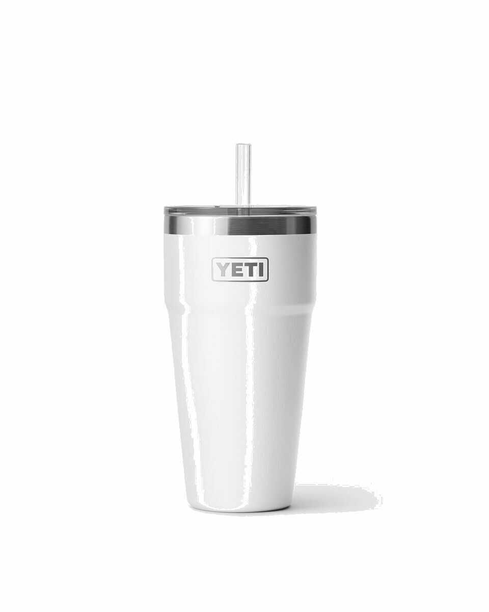 Photo: Yeti 26 Oz Stackable Cup With Straw Lid White - Mens - Tableware