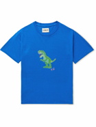 POLITE WORLDWIDE® - T-Rex Printed Hemp and Cotton-Blend Jersey T-Shirt - Blue