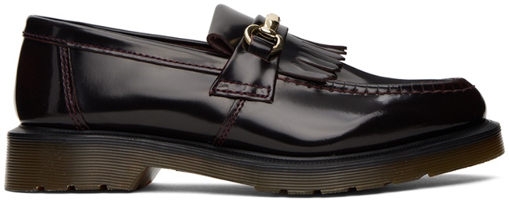 Photo: Dr. Martens Burgundy Adrian Snaffle Smooth Leather Kiltie Loafers