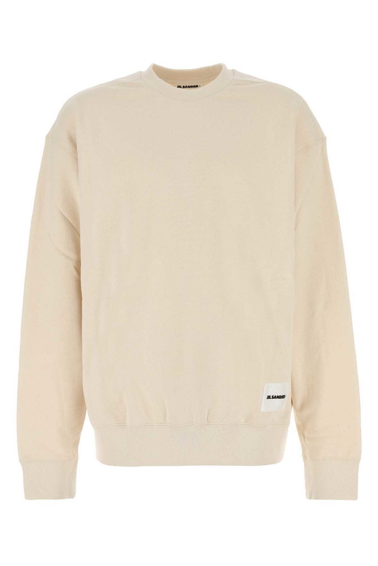 Photo: Jil Sander Melange Cream Cotton Sweatshirt