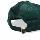 Drôle de Monsieur Men's Drole De Monsieur Velour Rose Cap in Dark Green 