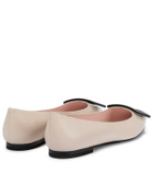 Roger Vivier Gommettine leather ballet flats