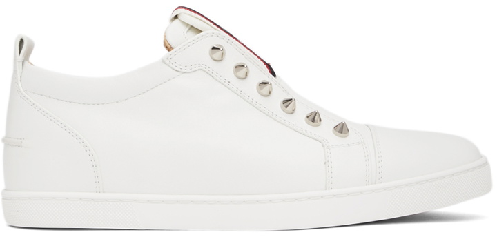 Photo: Christian Louboutin White F.A.V. Fique A Vontade Sneakers