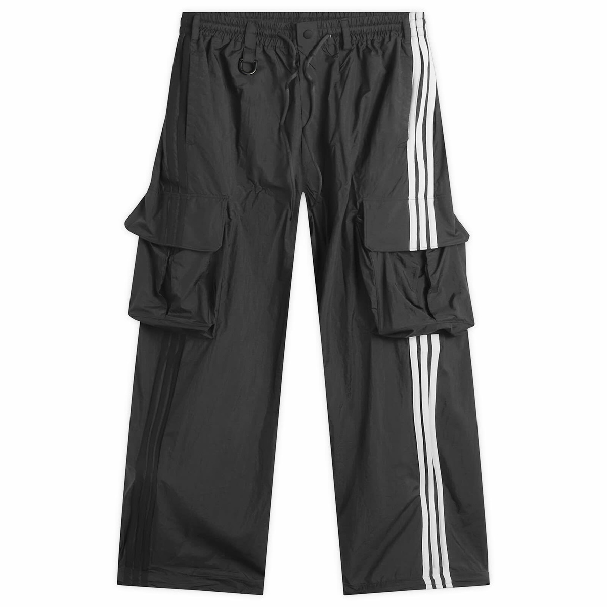 Y-3 Men's Refined Wool Track Pants in Black Y-3