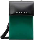 Marni Black & Green Logo Phone Holder