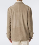 Stòffa Double-breasted suede jacket