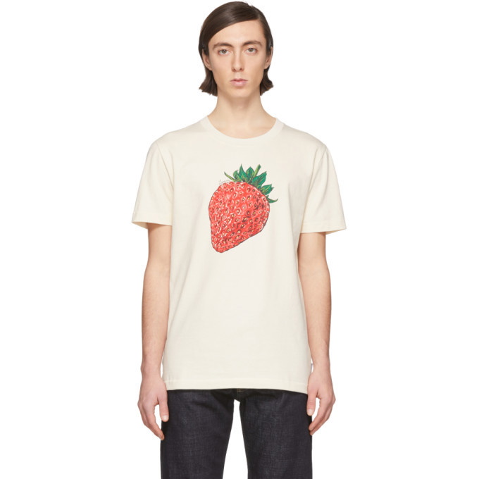 Photo: Lanvin Off-White Strawberry T-Shirt