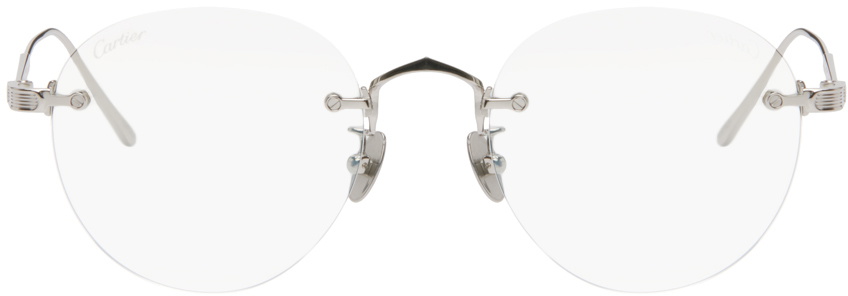 Cartier Silver Round Sunglasses Cartier