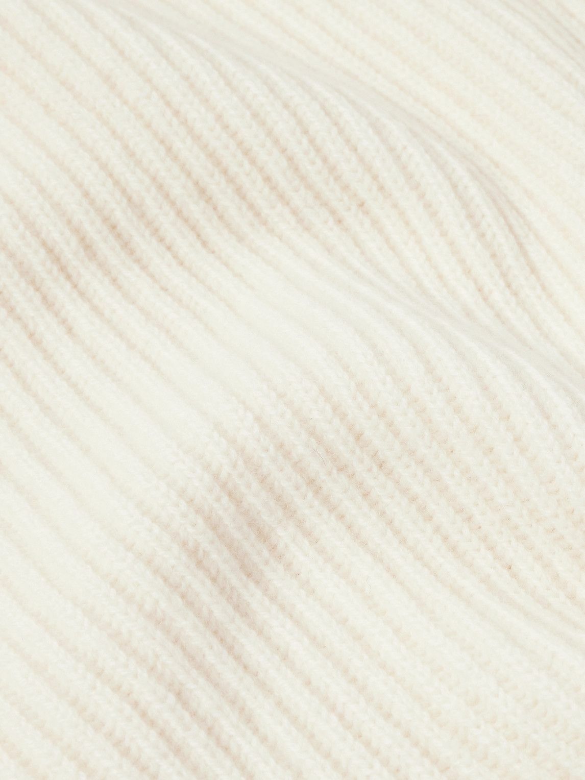 66 North - Vonarstræti Ribbed Boiled-Wool Zip-Up Cardigan - White