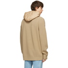 Moncler Genius Tan Down Long Cardigan Hoodie