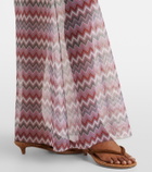 Bananhot Solay chevron midi skirt