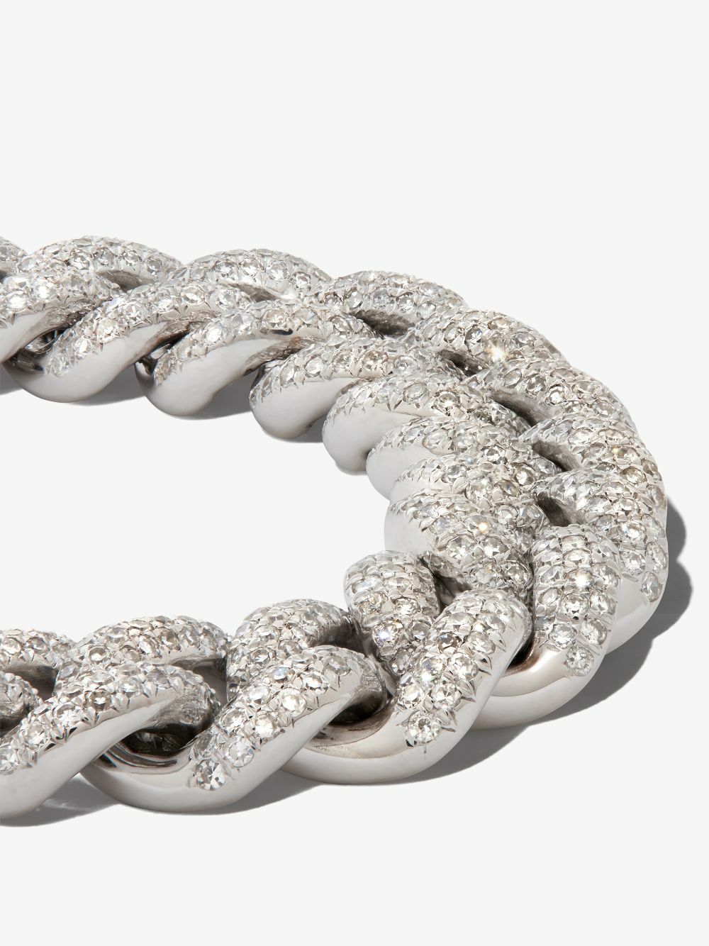 SHAY 18K White Gold 8 Inch Pavé Diamond Bracelet