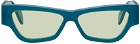 RETROSUPERFUTURE Blue Nameko Sunglasses