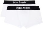 Palm Angels Two-Pack White Boxers