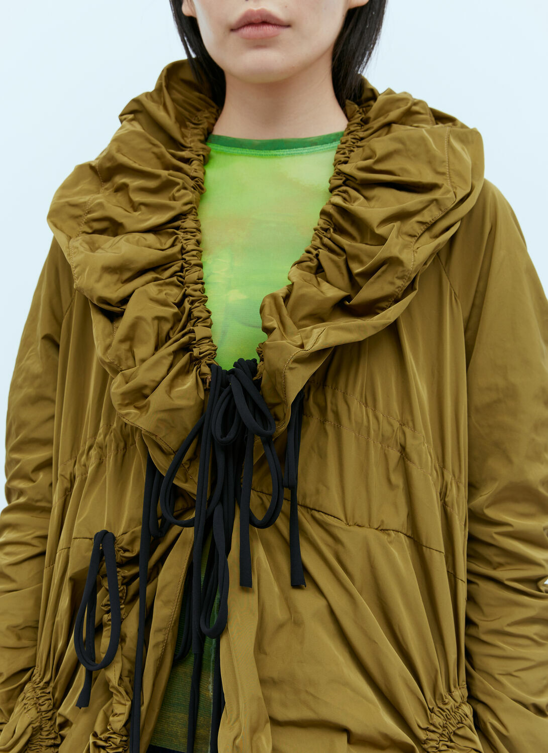 Paula Canovas del Vas Drapy Hooded Parka