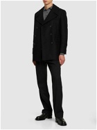 PT TORINO - Double Breasted Wool Blend Peacoat