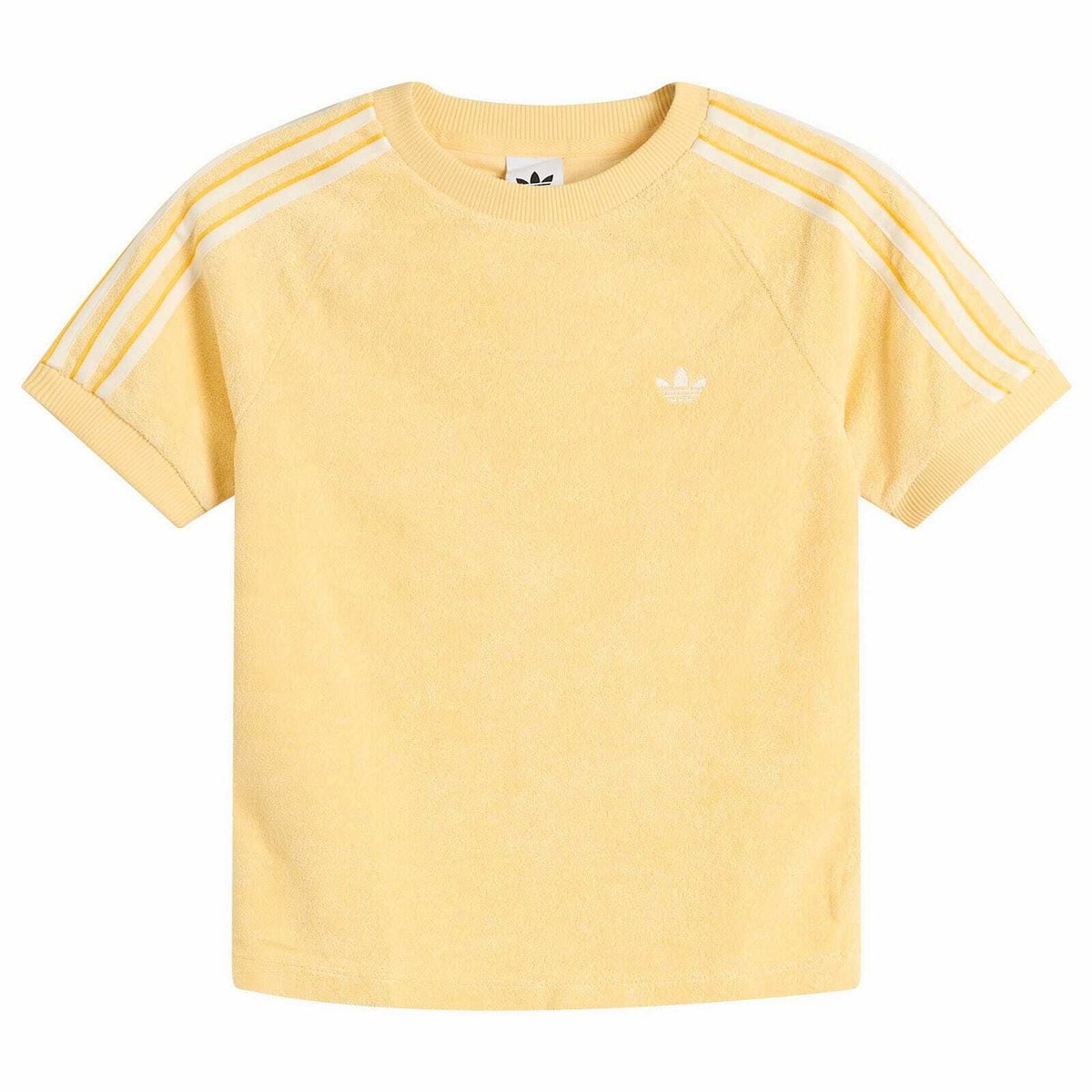 Adidas Women's Terry Towel T-Shirt in Orange Tint