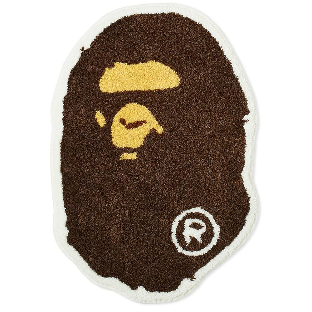 A Bathing Ape Ape Head Rug Mat A Bathing Ape