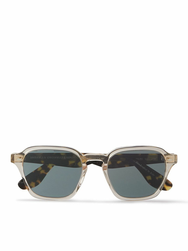 Photo: Brunello Cucinelli - Griffo Tortoiseshell Acetate Sunglasses