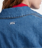 Loewe Gathered denim jacket