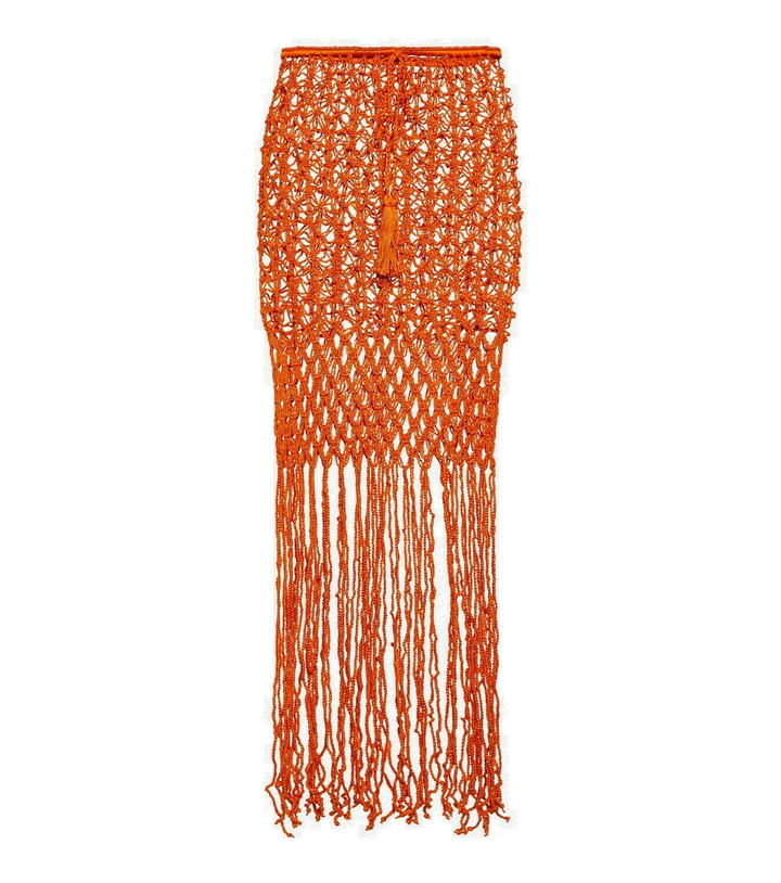 Photo: Anna Kosturova Crochet cotton skirt