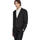 Eidos Black Wool Two-Button Suit