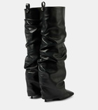 The Attico Rea leather knee-high boots