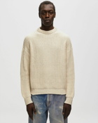 Our Legacy Sonar Roundneck Beige - Mens - Pullovers