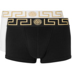 Versace - Two-Pack Stretch-Cotton Boxer Briefs - Men - Multi