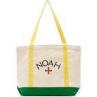 Noah NYC Yellow and Green Logo Tote