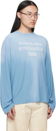 Acne Studios Blue Sprayed '1996' Logo T-shirt