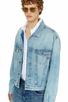 Diesel Trucker jacket in denim - Denim Jackets - Unisex - Blue