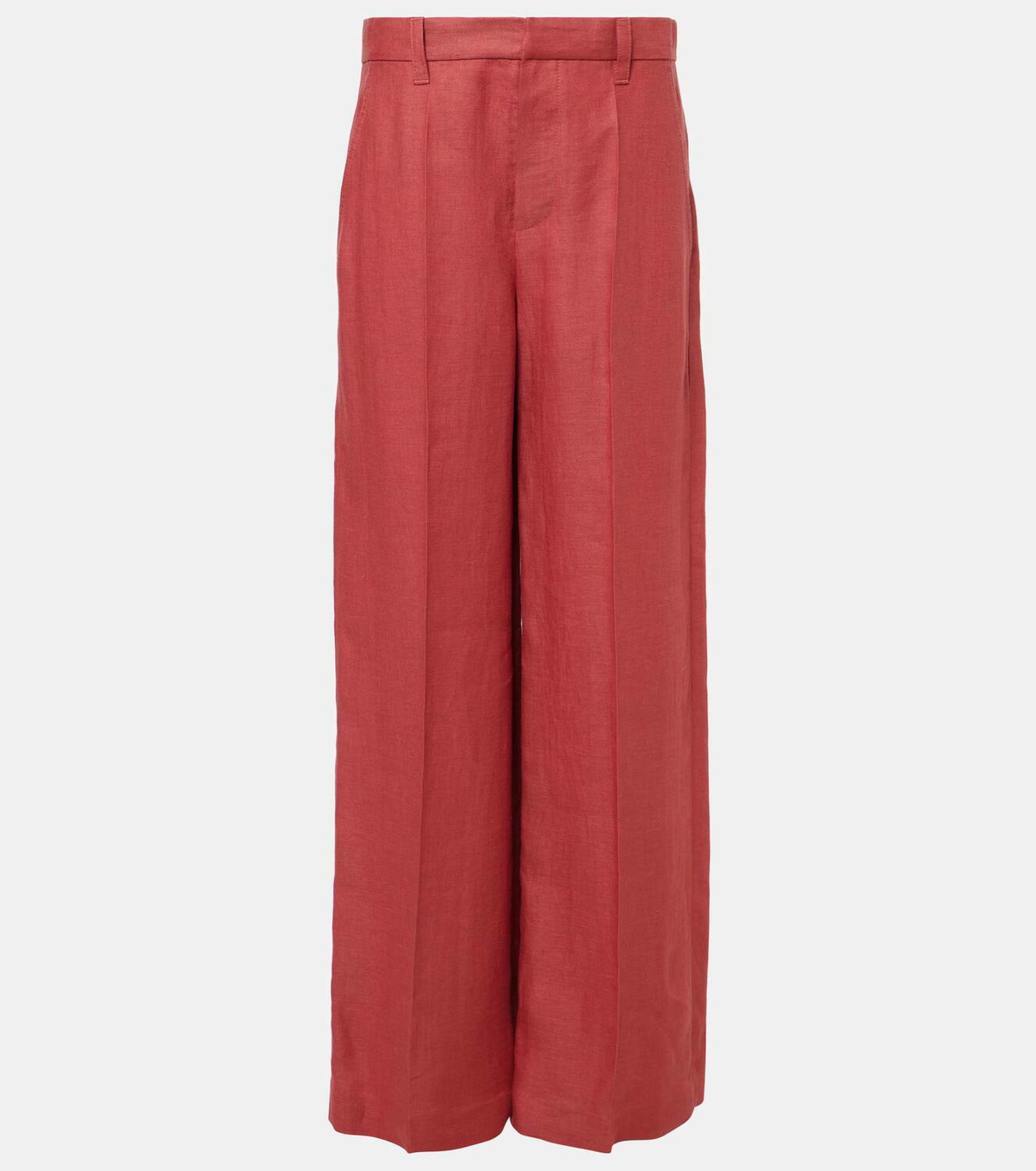 Brunello Cucinelli Hemp and linen wide-leg pants